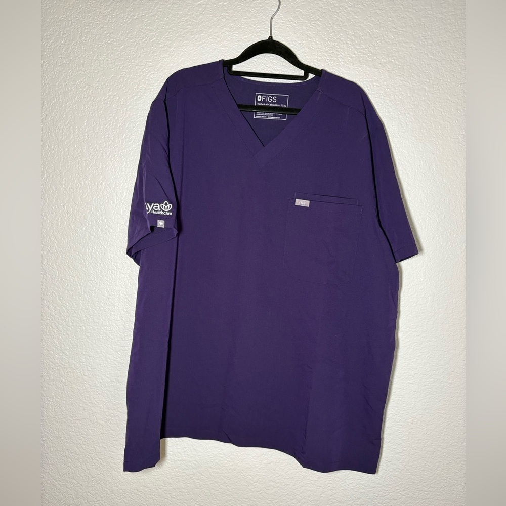 Figs Aya Healthcare Purple Scrub Top 3XL PO 4215